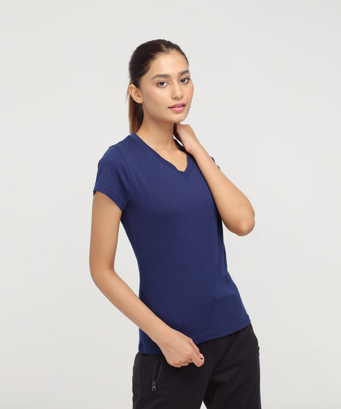 Women's Basic V-Neck Tee