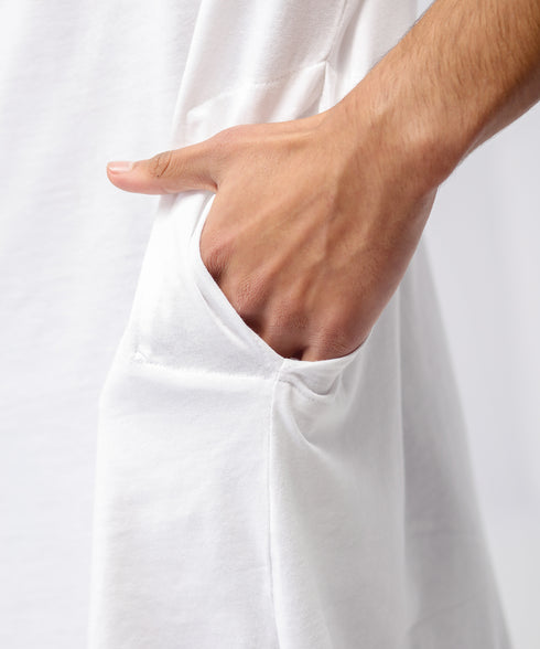 Men's Hidden Placket Tunic Shirt