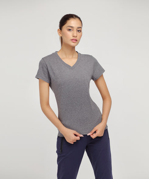 Women's Basic V-Neck Tee