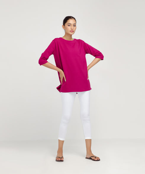 Women's Three Quarter Tunic Shirt