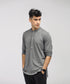 Men's Hidden Placket Tunic Shirt
