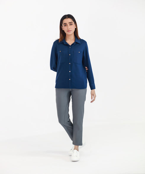 Women's Modal Button Down Shirt