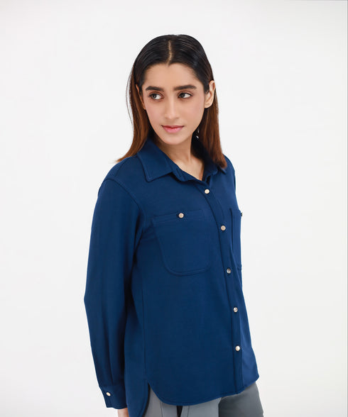 Women's Modal Button Down Shirt
