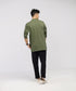 Men's Hidden Placket Tunic Shirt