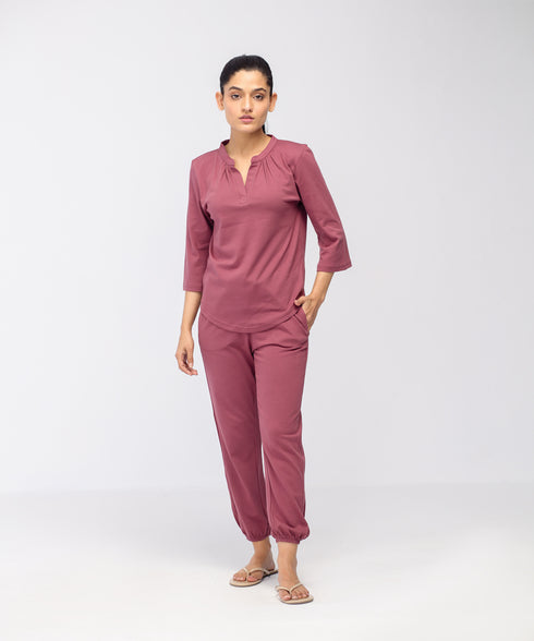 Women's Silk Wash Loungewear Set