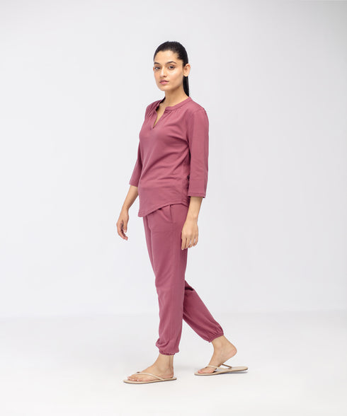 Women's Silk Wash Loungewear Set