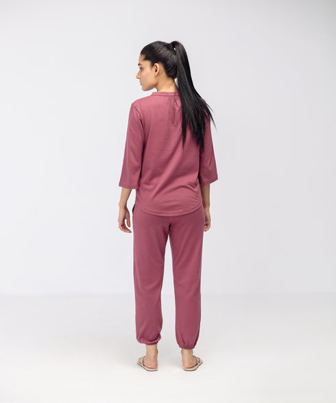 Women's Silk Wash Loungewear Set