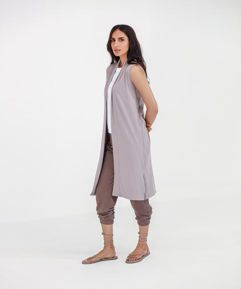 Women's Sleeveless Cardigan