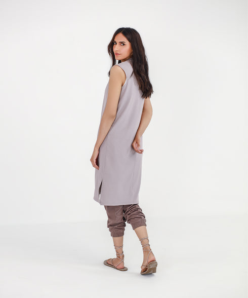 Women's Sleeveless Cardigan