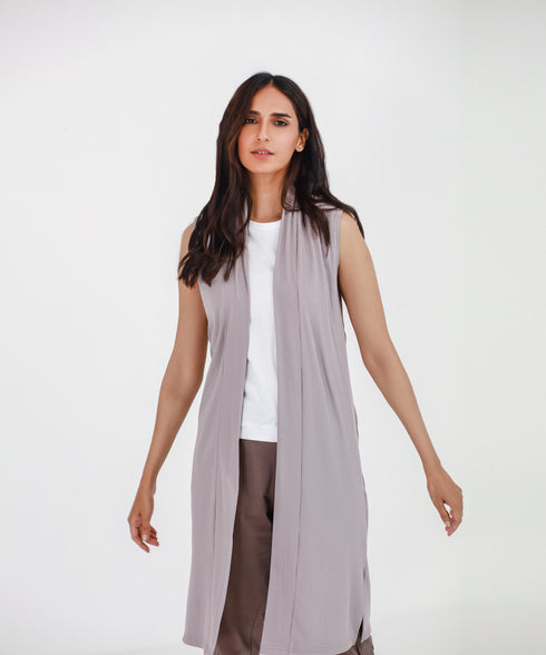 Women's Sleeveless Cardigan