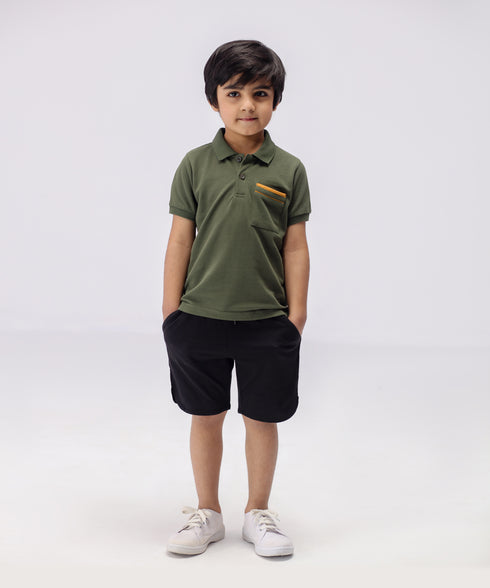 Boys'/Girls' Patch Pocket Polo Shirt