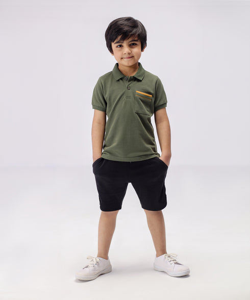 Boys'/Girls' Patch Pocket Polo Shirt