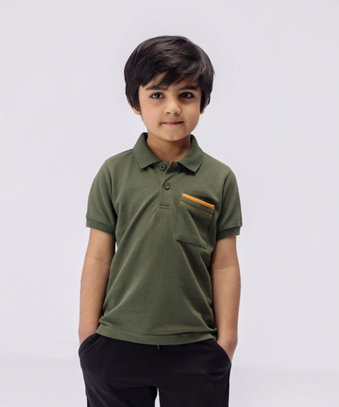 Boys'/Girls' Patch Pocket Polo Shirt