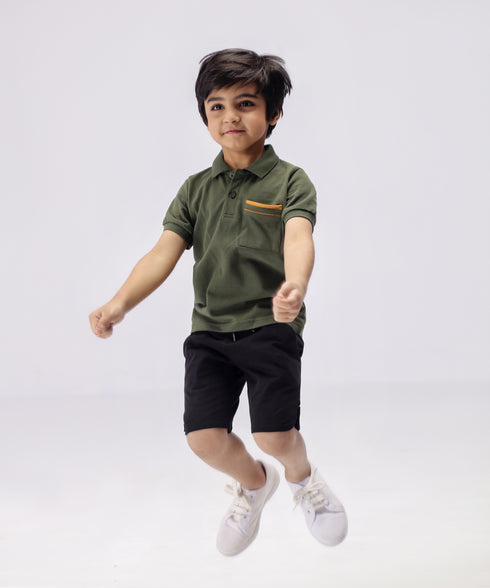 Boys'/Girls' Patch Pocket Polo Shirt