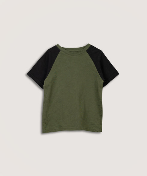 Boys'/Girls' Contrast Raglan Tee