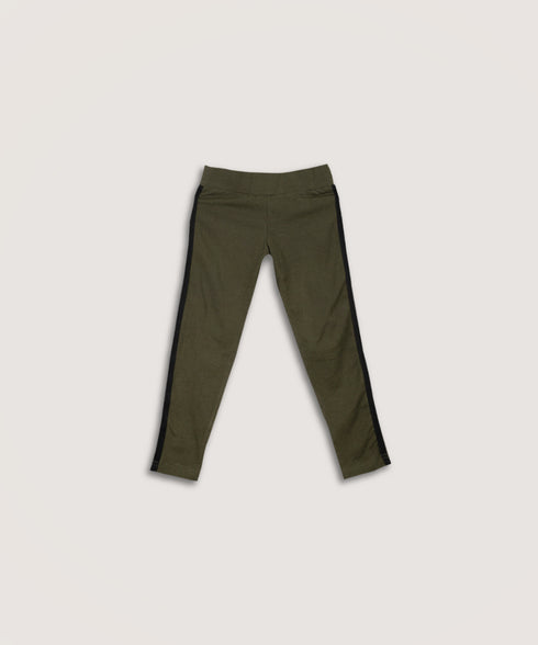 Girls' Striped Leggings