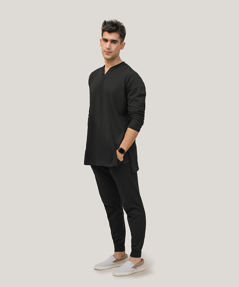 Men's Silk Wash Athleisure Set