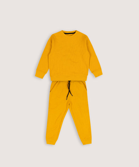 Boys' Basic Waffle Knit Set