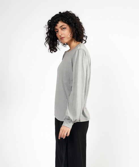Women's Pleated Long Sleeve Shirt