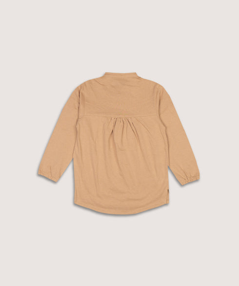 Girls' Loop Neck Tunic Shirt