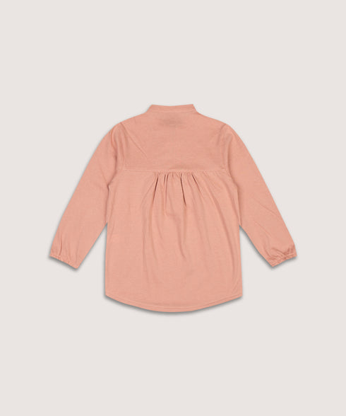 Girls' Loop Neck Tunic Shirt
