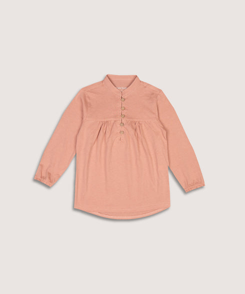 Girls' Loop Neck Tunic Shirt