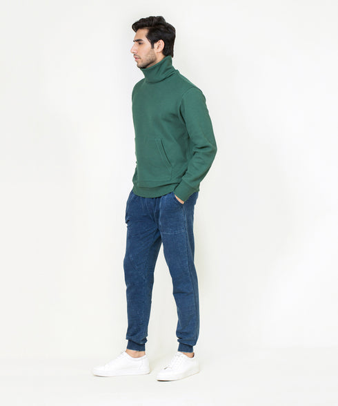 Men's Waffle Knit Turtleneck