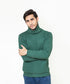 Men's Waffle Knit Turtleneck