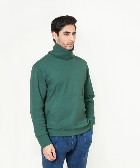 Men's Waffle Knit Turtleneck