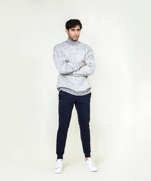 Men's Mock Neck Sweatshirt