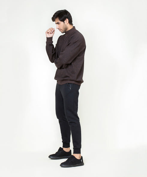 Men's Mock Neck Sweatshirt