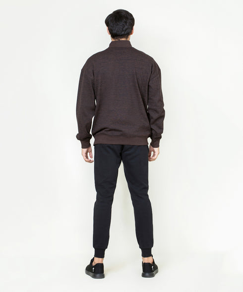 Men's Mock Neck Sweatshirt