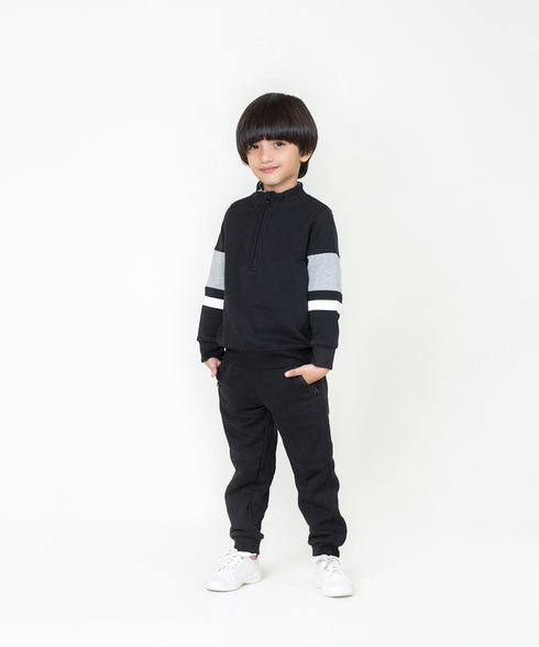 Boys' Mock Neck Sweatshirt
