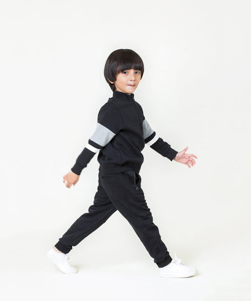 Boys' Mock Neck Sweatshirt