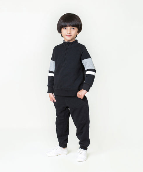 Boys' Mock Neck Sweatshirt