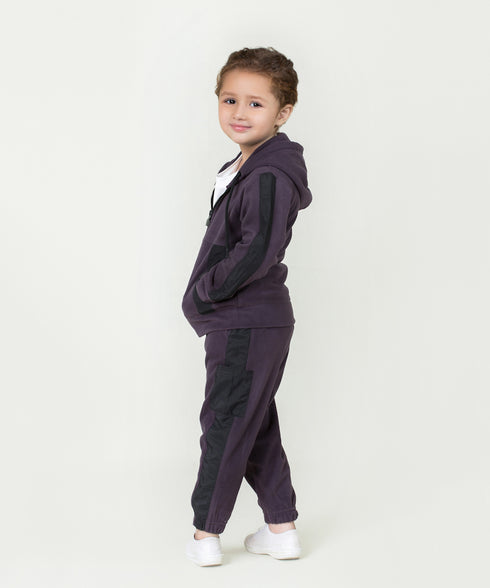 Girls' Contrast Panel Joggers