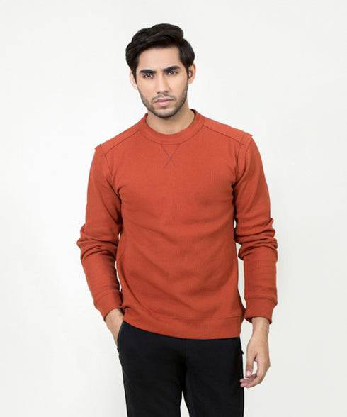 Men's Raw Waffle Knit Shirt