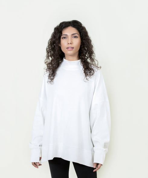 Women's Ribbed Sweatshirt