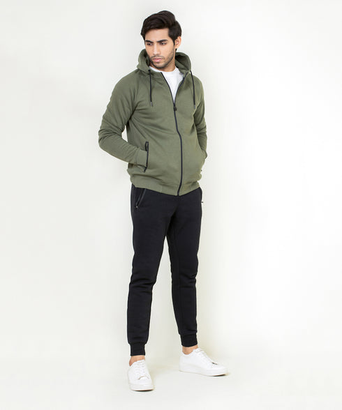 Men's Basic Zipper Hoodie