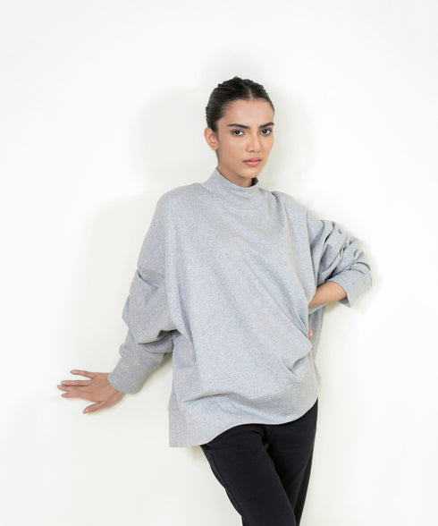 Women's Ribbed Sweatshirt