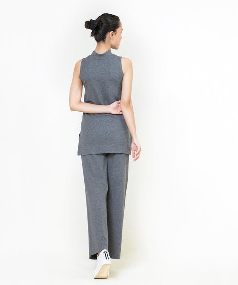 Women's Sleeveless Ribbed Set