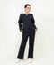 Women's Waffle Knit Henley Set