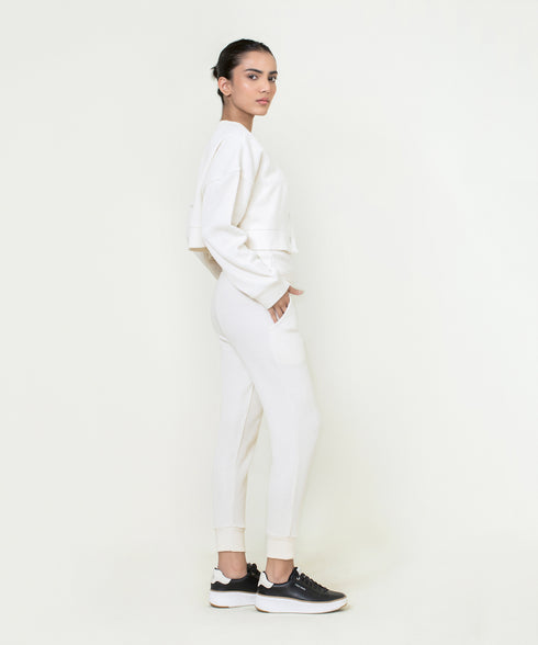 Women's Waffle Knit Cropped Joggers