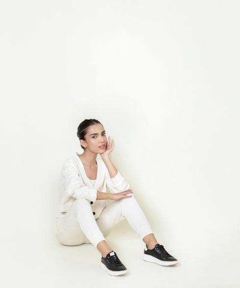 Women's Waffle Knit Cropped Joggers