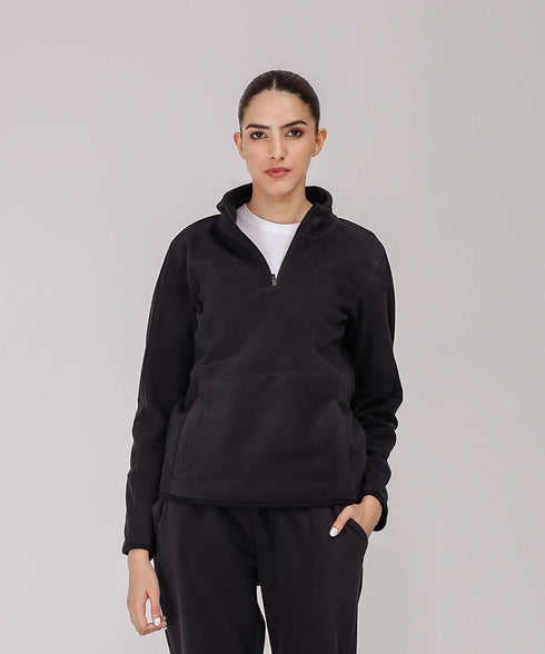 Women's Polar Fleece Mock Neck