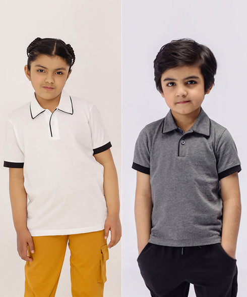 Boys'/Girls' Basic Polo Shirt