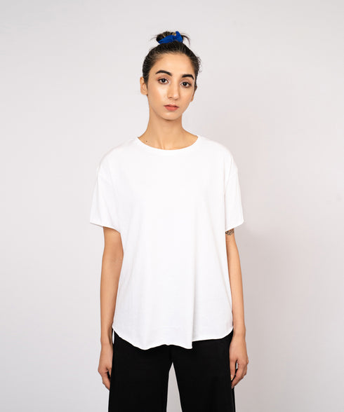 Women's Relaxed Fit Raw Edges Tee