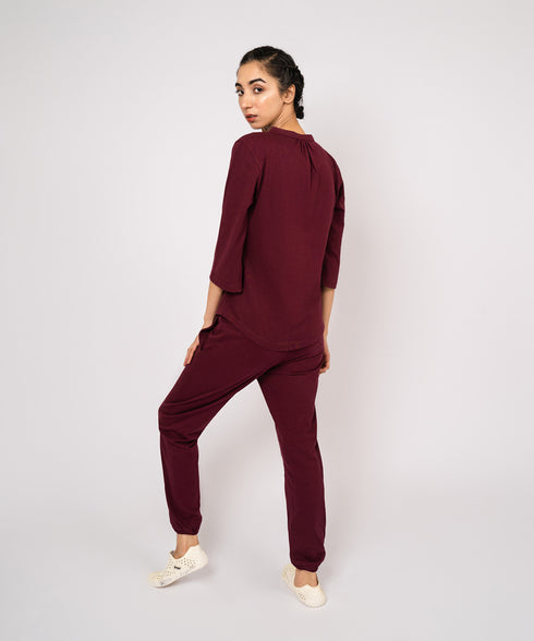 Women's Silk Wash Loungewear Set