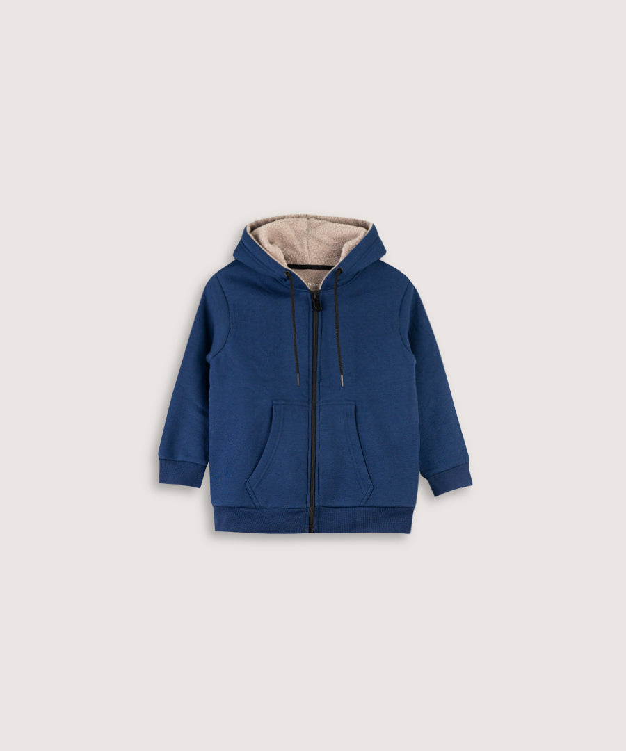 Hooded sherpa sweater hotsell