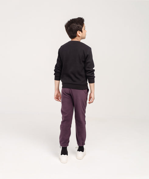 Boys' Basic Waffle Knit Shirt